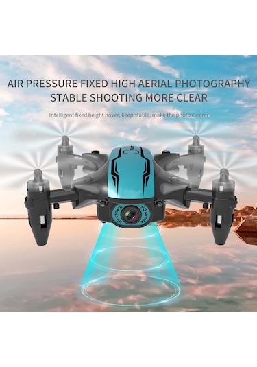 Samdoo Cs02 Mini Katlanabilir Drone: 480p Kamera, Hız Kontrolü, Headless Mod Ve İzleme Uçuşu, Çekirdekli Motor, Dahili Batarya Ve Depolama Çantası