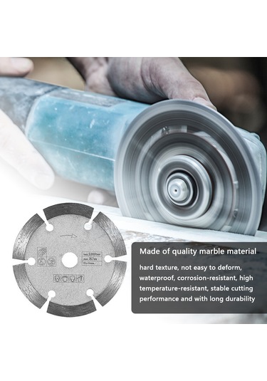 Wezone Mermer Kesici Diski 75mm 3 İnç - Minik Açı Grinder İçin - Çini, Mermer, Seramik, Beton Kesim - Dayanıklı Ve Kolay Kurulum