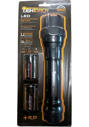 Lightorch Lt26321 Led Li El Feneri Siyah