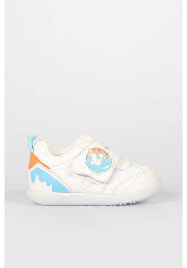 Vicco Donut Basic Erkek İlk Adım Beyaz/mavi Sneaker Beyaz - Mavi