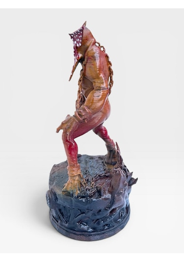 Stranger Things Demogorgon Figürü 15 Cm Diorama Standlı Biblo - Özel Seri