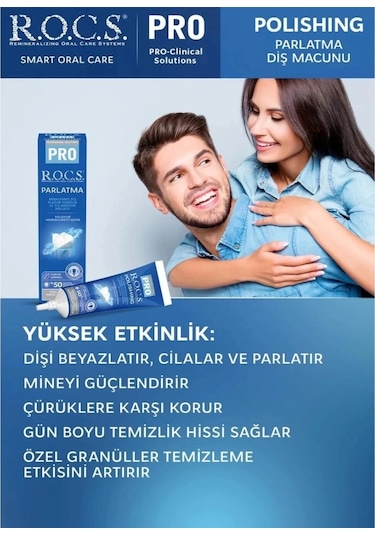 R.o.c.s Aktif Kalsiyum & Pro Parlatma Diş Bakım Seti