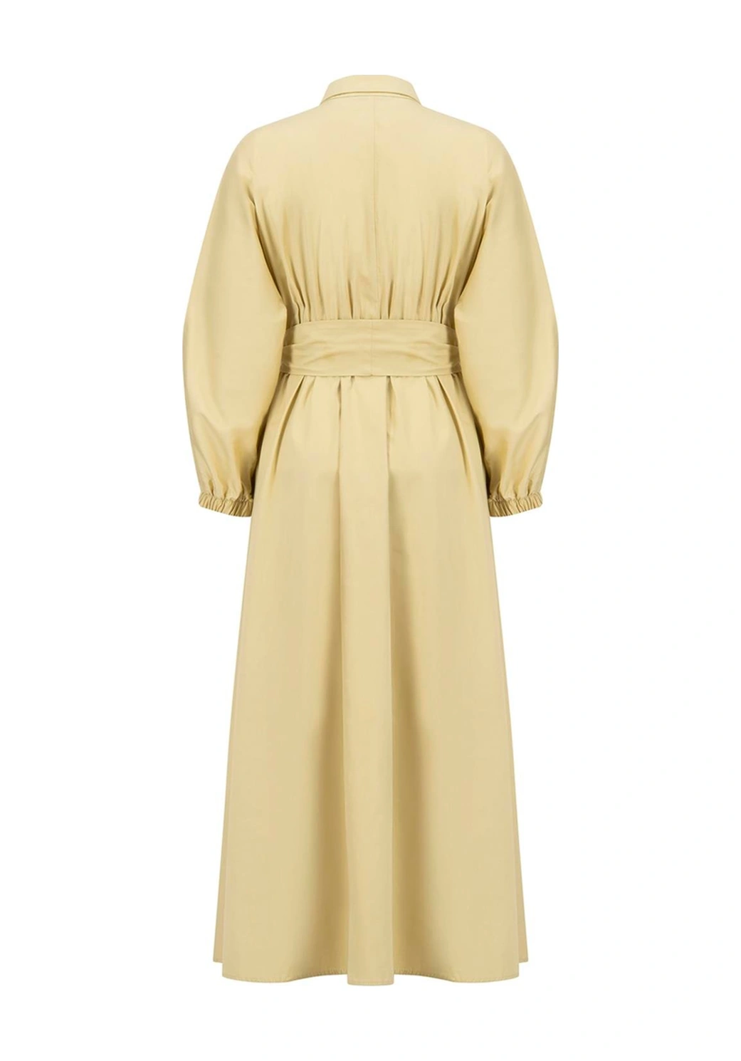 Armine Gömlek Elbise 25yd9025-1 Limon Sarı Sarı