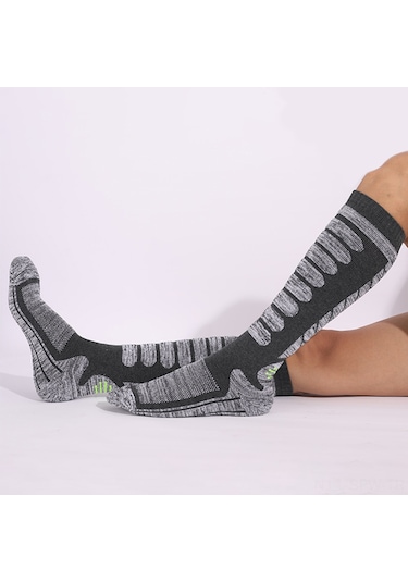 Maiyame Uzun Kollu Kayak Çorabı Siyah 35-39: Isı Verici, Nefes Alıcı, Dayanıklı, Outdoor Aktivite İçin Elastik Teknoloji Çok Renkli