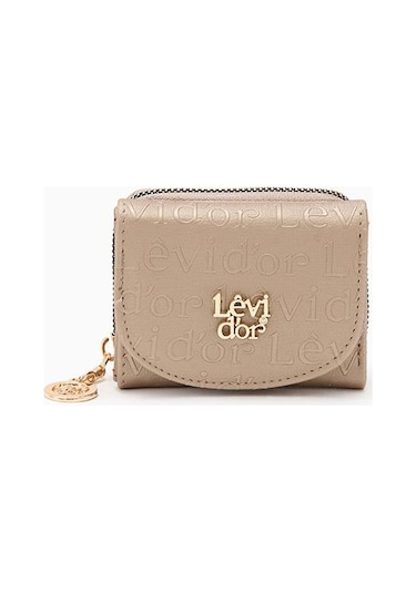 Gold Kabartma Desen Cüzdan Gold