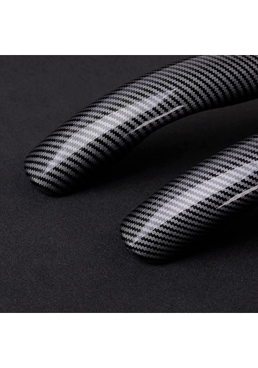 Padalink Karbon Fiber Direksiyon Kılıfı, Ergonomik Tasarım, Anti Kayma, Hızlı Kurulum, Araç Aksesuarı, Siyah Renk, Her Cinsiyet İçin Uygun
