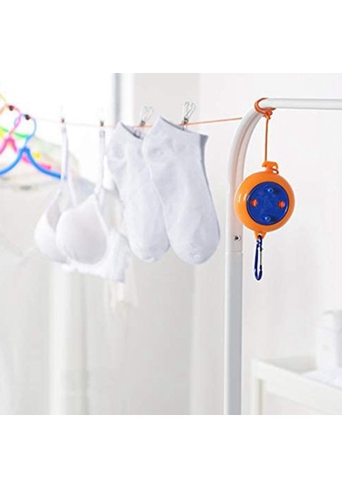 Katlanabilir Çamaşır İpi, Seyahat Ve Kamp İçin Pratik Turuncu