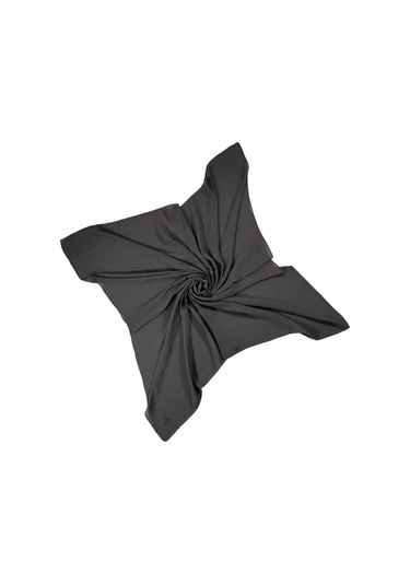 Mim Eşarp Mısırlı Eşarpları Aerobin Jazz Caz Eşarp 140x140 Cm Füme