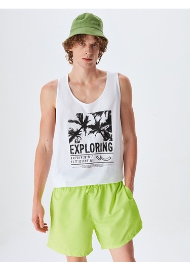 Ltb Beli Bağlama Detaylı Basıc Yeşil Deniz Şort (550609575)