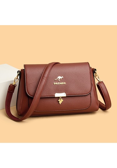 Yeni Stil Anne Çantası Omuz Askılı Çanta Atmosferik Kadın Çantası Dayanıklı Elde Taşınabilir Küçük Kare Çanta Haki Ana Resim Rengi Diğer