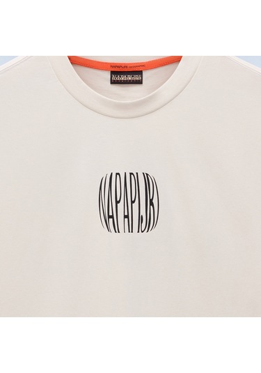 Napapijri Yukis Erkek Beyaz T-shirt Np0a8925n1j1 Beyaz