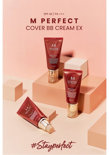 Missha Yoğun Kapatıcılık Sunan BB Krem M Perfect Cover BB Cream Ex No: 25 20 ML