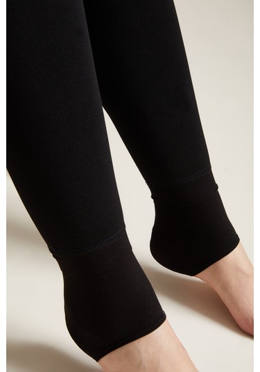 Giens Kadın Siyah Içi Peluşlu Termal Içlik Taytsiyahstandart Siyah