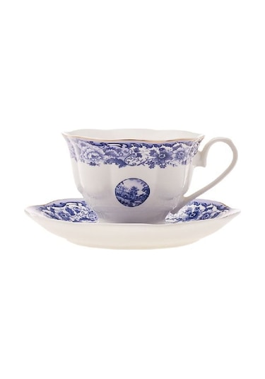 Karaca  Blue Odyssey 2 Kişilik Çay Fincanı Takımı 220 ml