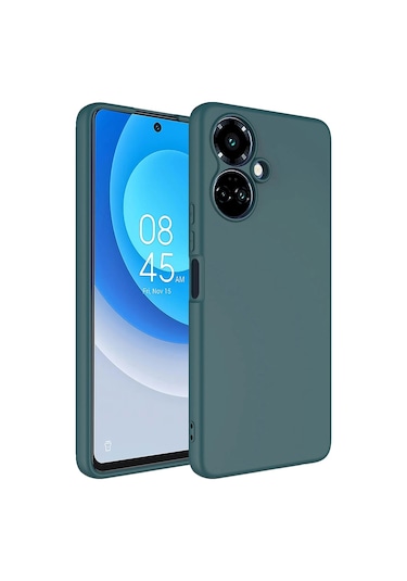 Tecno Spark 9 Pro Kılıf Zore Mara Lansman Kapak Koyu Yeşil
