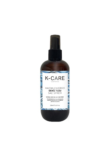 K K-care Cosmetics Doğal Dalga Sağlayan ve Hacim Veren Deniz Tuzu Saç Spreyi 250﻿﻿ ML