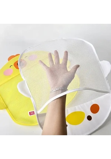 Awesomestore Yeşil Ördek Banyo Oyuncu Saklama Filesi, Emici Askılı Ağ Organizer Yeşil