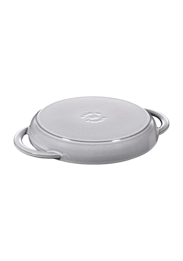 Staub 405095220 Çift Kulplu Döküm Izgara Tava Gri 26 CM