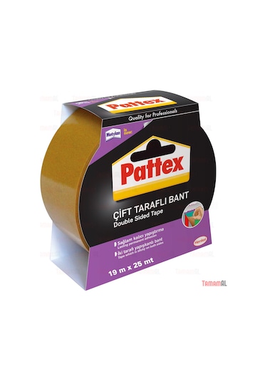 Pattex alman Markası Çift Taraflı Bant 19 MM X 25mt Universal