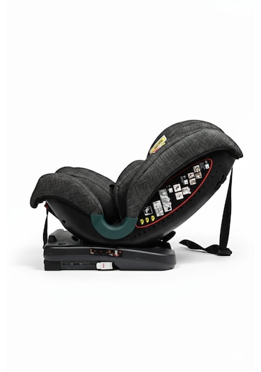 Locos 0-36 Kg 360 Derece Dönebilen İsofixli Çocuk Oto Koltuğu Siyah