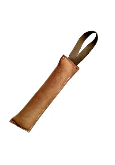 Profesyonel Deri Köpek Eğitimi Isırma Yastığı Oyuncağı 8,5 X 30 Cm