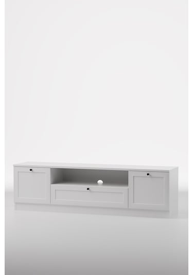 Terra Tv Ünitesi 160x46x35 Cm Beyaz - Modern Tasarım