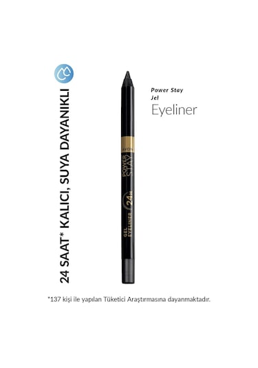 Power Stay Jel Eyeliner Black