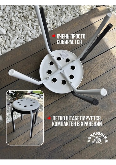 Nika Mutfak İçin Tabure. Ikea Marius İle Benzer Tabure. 454131316 Beyaz