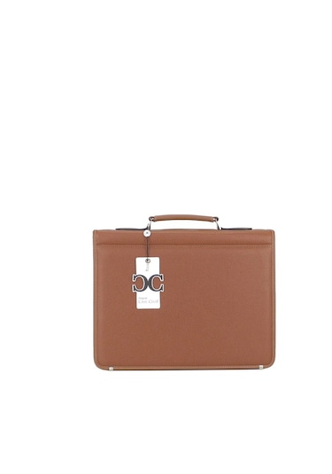 Case Club 2011 Evrak Tipi Erkek El Ve Omuz Çantası Taba