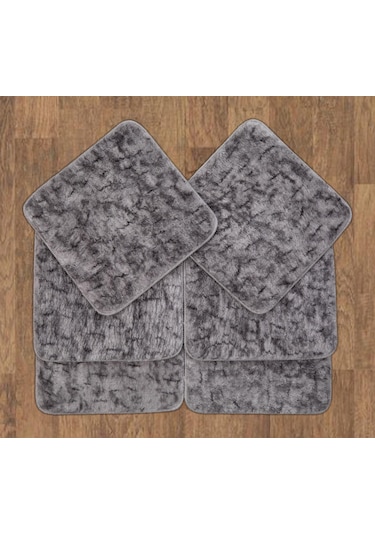 My Evilla Sandaliye Minderi 6'Lı 40 X 40 Gri 1010