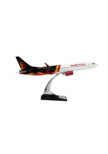 Zekupp Boeing 737-800 1/100 Ölçek Welcome To Hell Tasarımlı Maket Uçak