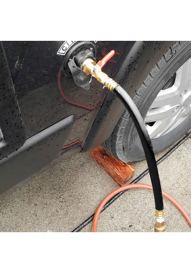 Tenfowee Karavan Kışlık Donanım Seti: 12 İnç Hava Kompresörü İçin Altın Renkli Metal Hızlı Bağlantı Adaptörü