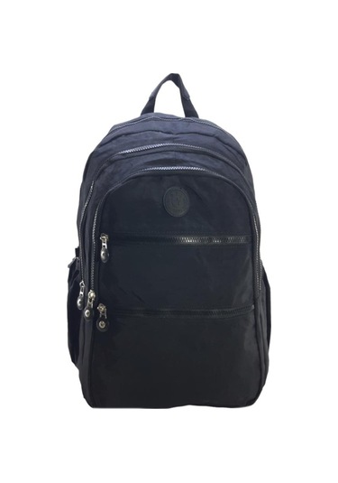 Klinkır Okul Çantası Lise Ortaokul Üniversite Hafif Kumaş Çok Cepli Kadın Sırt Çantası 001