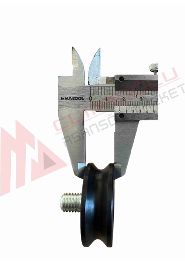 Asansör Kapı Ray Taşıyıcı Makara Ø49 M12 Düz