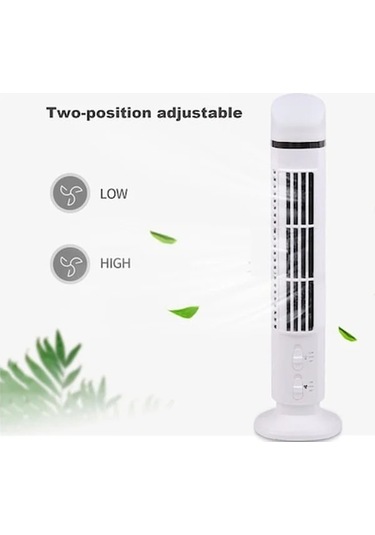 Ebitda 15 Mini 360 Kule Vantilatör - 2 Hız Seçimi - Siyah-beyaz - Dikey Vant. İçin Mükemmel Hava Dağıtımı