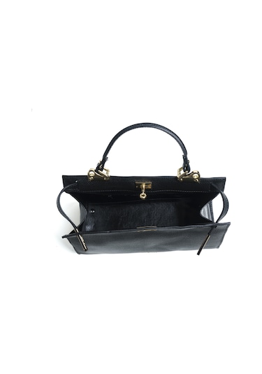Postacı Çantası Kadın Laıne M Piumelli Milano Bag D28 Black Siyah