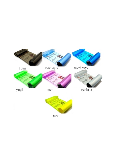 Dayanıklı Kaliteli Far Stop Filmi Folyosu Kaplama Şeffaf 1 M