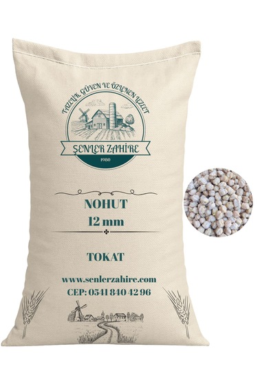 Nohut 3 Kg 12 Mm Büyük Taneli, Kaliteli Ve Hızlı Pişen