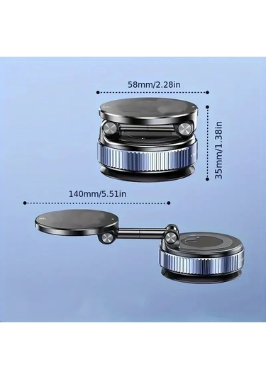 Dongjing 2025 Yeni Magsafe Araç Montajı Abs Güçlü Mıknatıslı 1 Adet