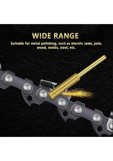 Trendooze Zincir Testere Testere İçin Elmas Dişlerini Bileyici Bilemek Aksesuarları 4mm Vd