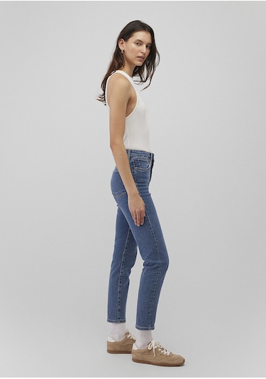 Mavi - Cindy Gold Shape Jean Pantolon 100277-87897 Koyu Mavi