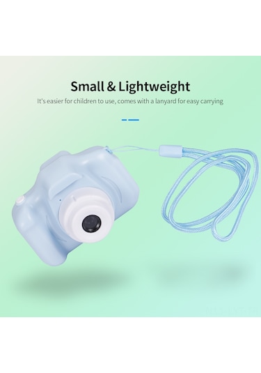 Youtek X2 Çocuk Dijital Kamera: 3mp Fotoğraf, 1080p Video, Taşınabilir Mini Kamera Yeşil Yeşil