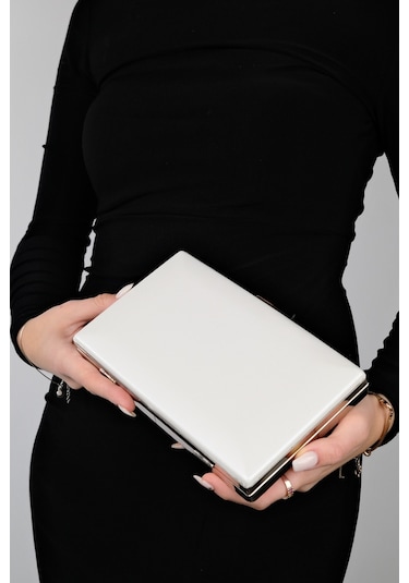 Luvishoes Ivan Sedef Cilt Kadın Abiye Çanta Çok Renkli