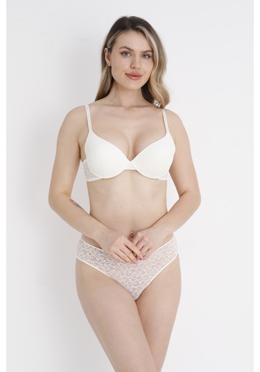 Loya Kadın Ekru Nirvana Destekli Tek Sütyen Ekru