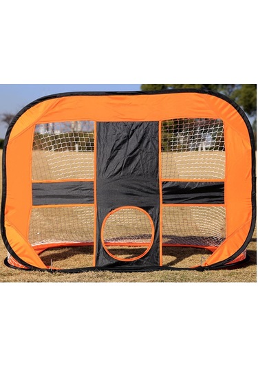 Homyl Çocuklar Taşınabilir Futbol Gol Mini Kapısı Açık Turuncu