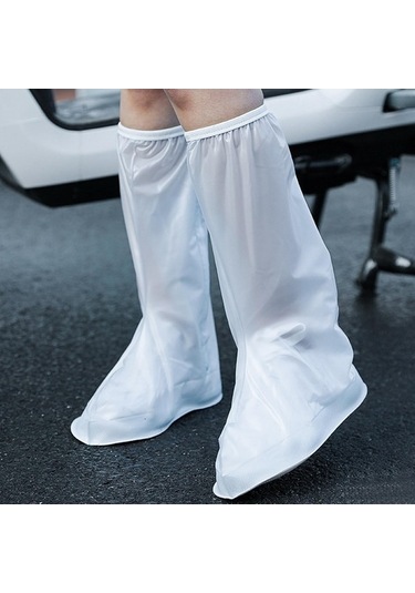 Trendooze Homyl Dayanıklı Galoş Bot Kaplaması - Null Beyaz Beyaz