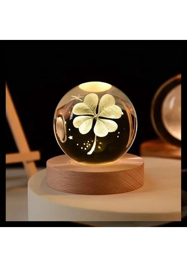 Metabagua De Beers 3d Kristal Işıklar Lamba Parlayan Gezegensel Galaksi Gece Lambası Kristal Küre Gece Işıkları Başucu Lambası Ev Dekoru Noel Hediyesi 7pteg2 Bej