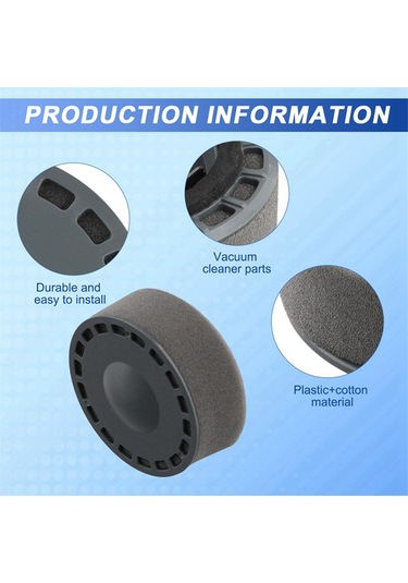 Vıomı A9 Kablosuz Elektrikli Süpürge Filtreleri İçin Filtre Pamuk Takımı