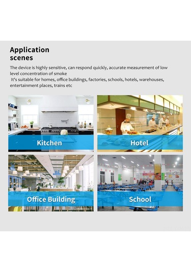 Geeksen "wifi Bağlantılı Kablosuz Gaz Kaçağı Alarmı - 80db Yüksek Sesli, Otomatik Gaz Kesme, Ch4 Ve Lpg Tespiti"