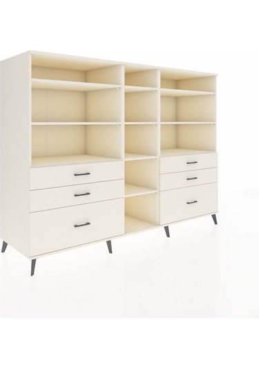 Kronos Dolap 10 Raflı 6 Çekmeceli 220x59x163 Aytaşı-aytaşı Aytaşı-aytaşı